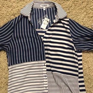 Express button down blouse.  New with tags!